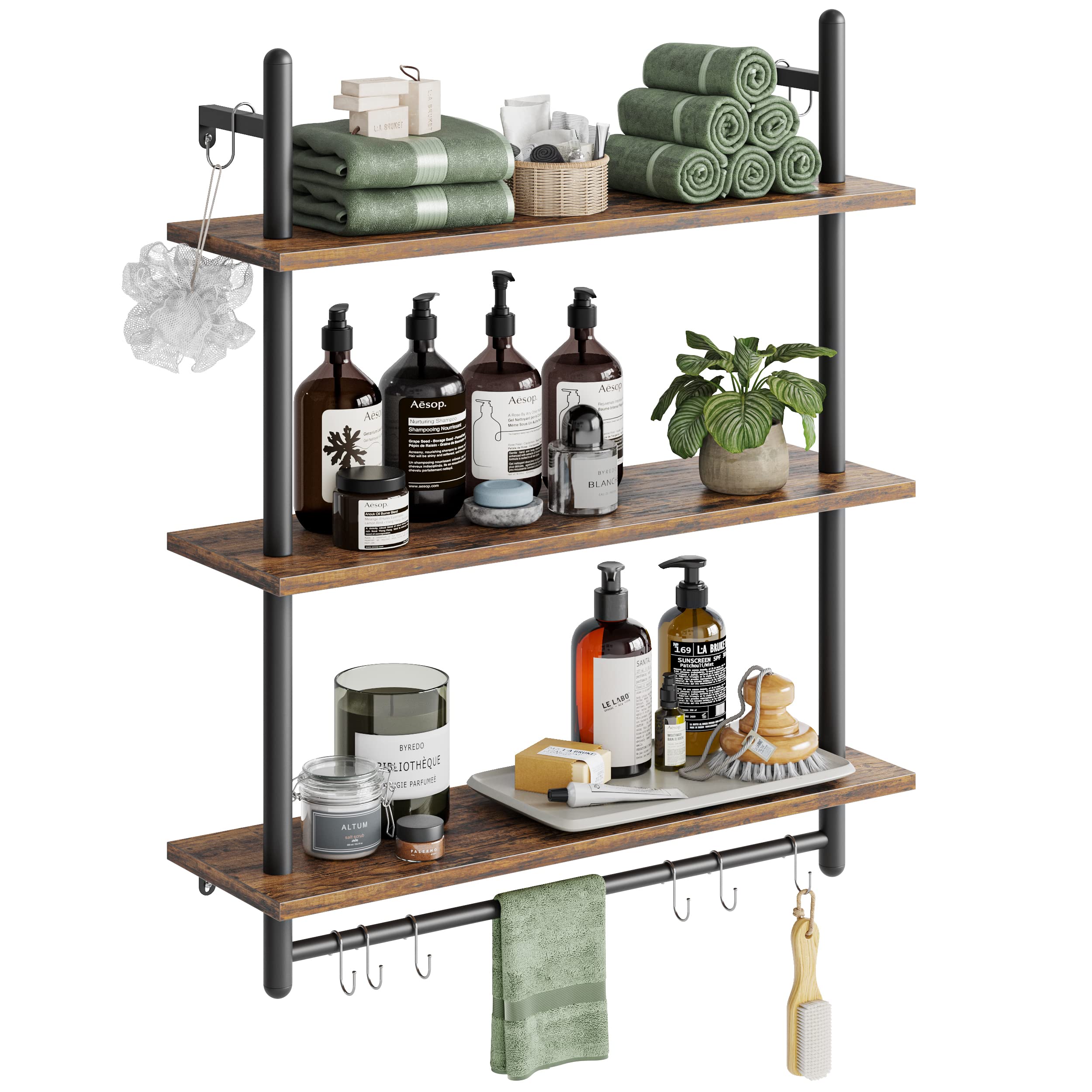 Bestier lifestyle living room shelf holding books and plants attractively