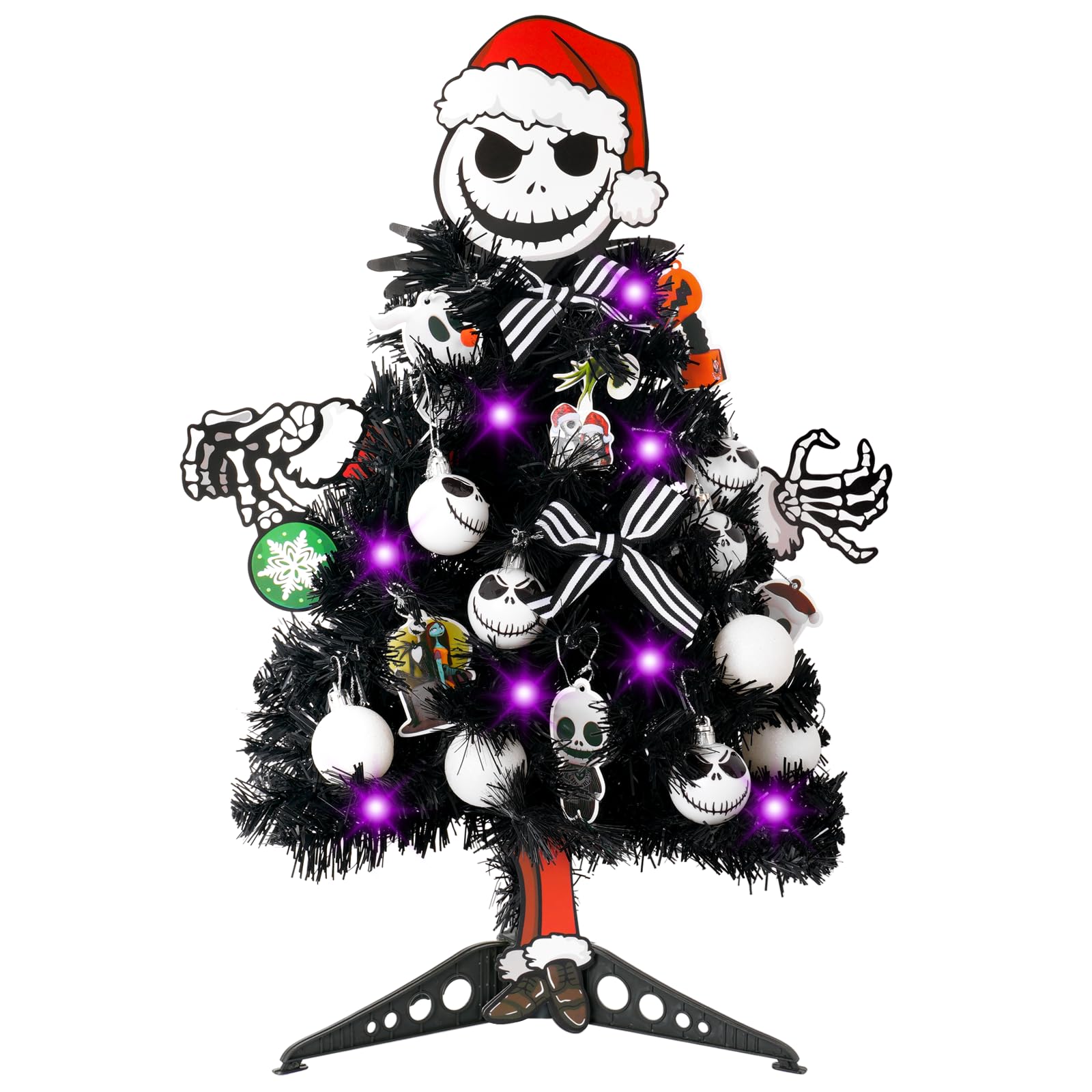 BestNavidad hanging balls and ribbon detail highlighting lightweight durable ornament design