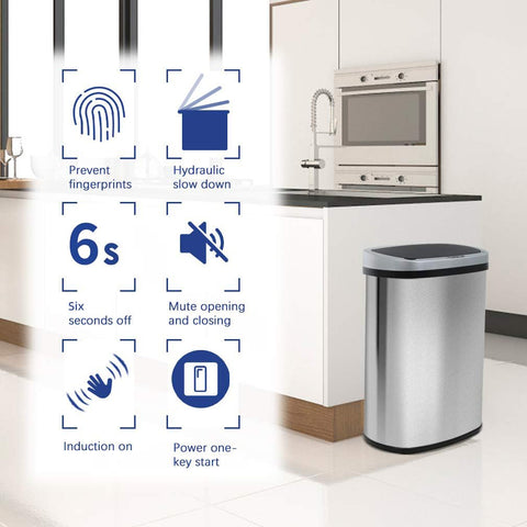 BestOffice close-up of brushed stainless finish highlighting fingerprint resistance benefit