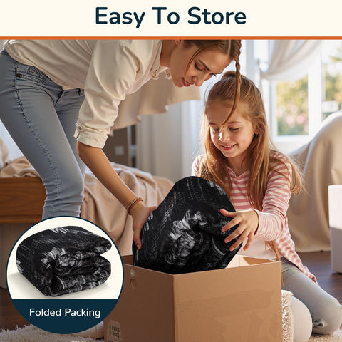 BESTSWEETIE folded rug out of packaging indicating compact shipping and easy setup