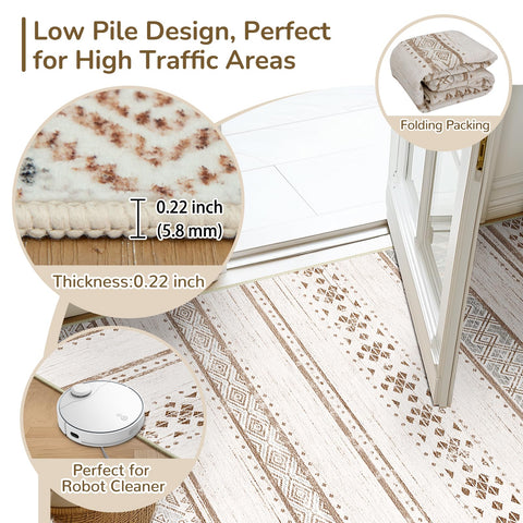 BESTSWEETIE rug scaled in living room showing coverage and style benefit