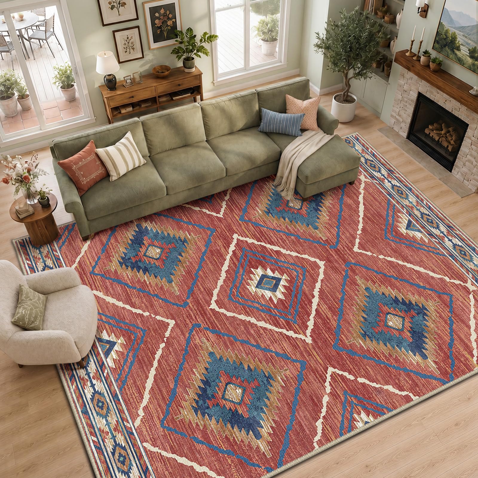 BESTSWEETIE water-repellent demo on rug surface showing easy stain cleanup