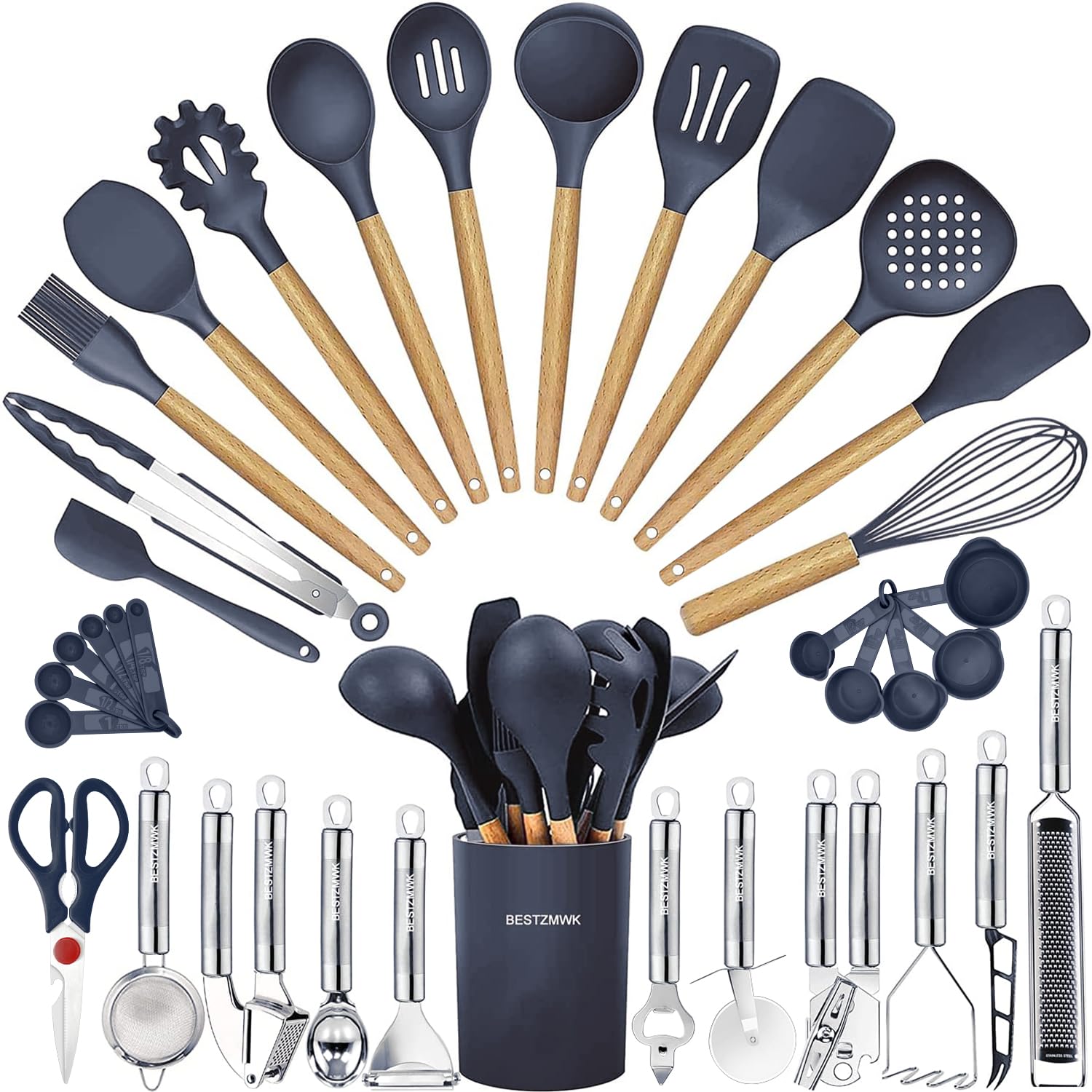 BESTZMWK front view showing full 35-piece set and packaging, organized benefit