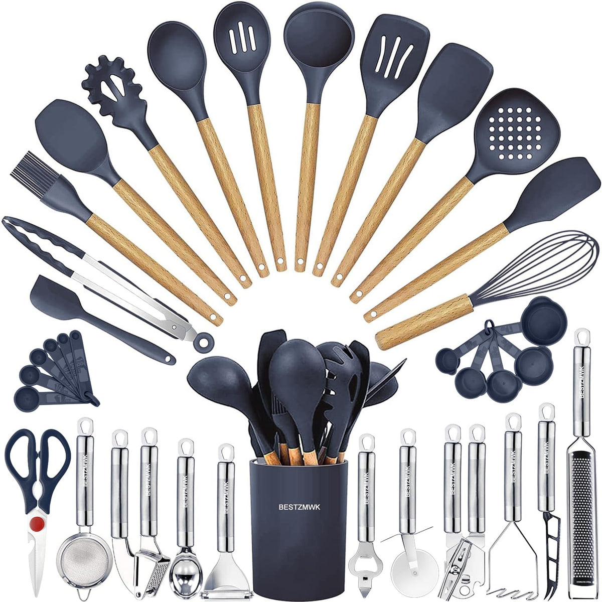 BESTZMWK front view showing full 35-piece set and packaging, organized benefit