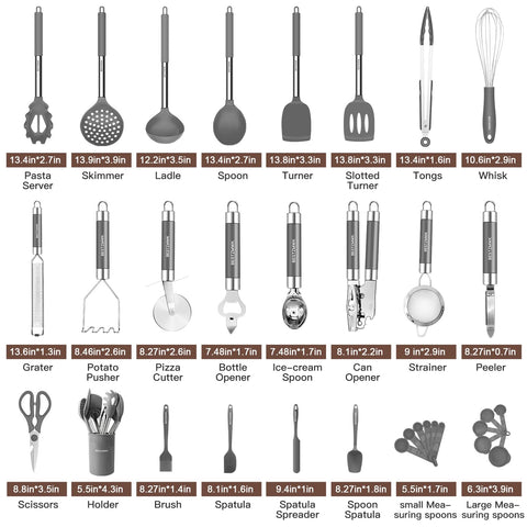BESTZMWK holder neatly organizing utensils for easy reach and tidy countertop benefit