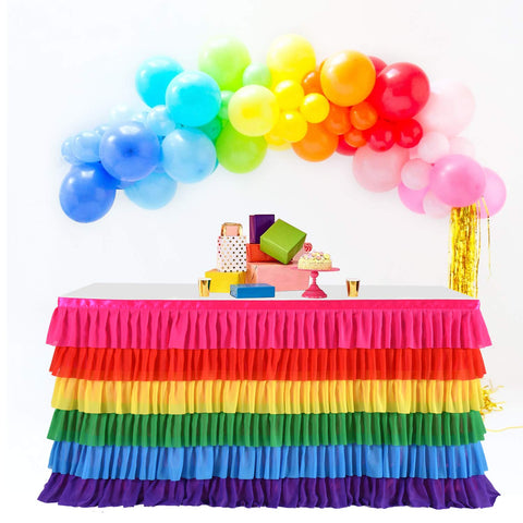 Besutolife dessert table styled with skirt creates eye-catching display