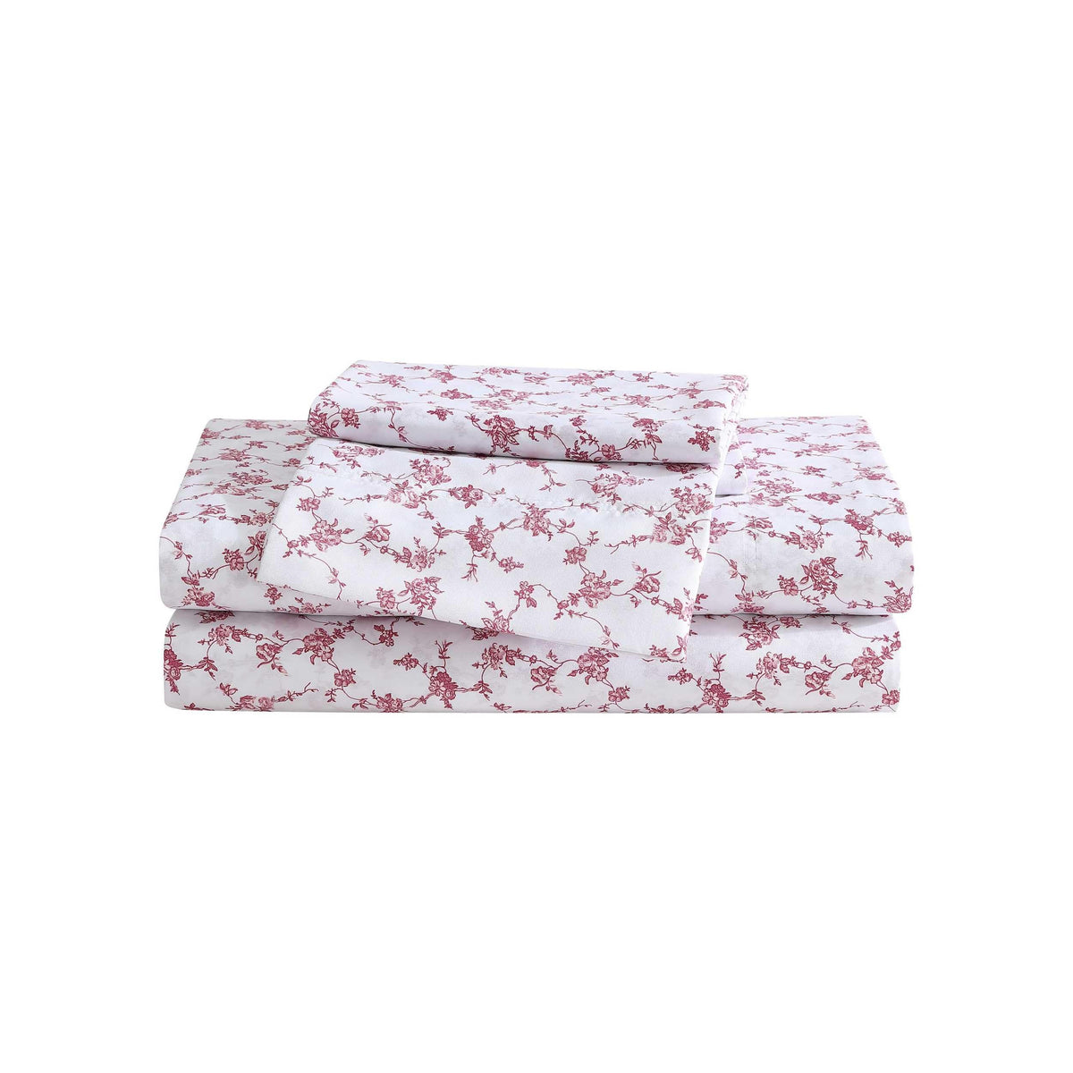 Betsey Johnson front packaging shows Twin XL sheet set and clear product benefit