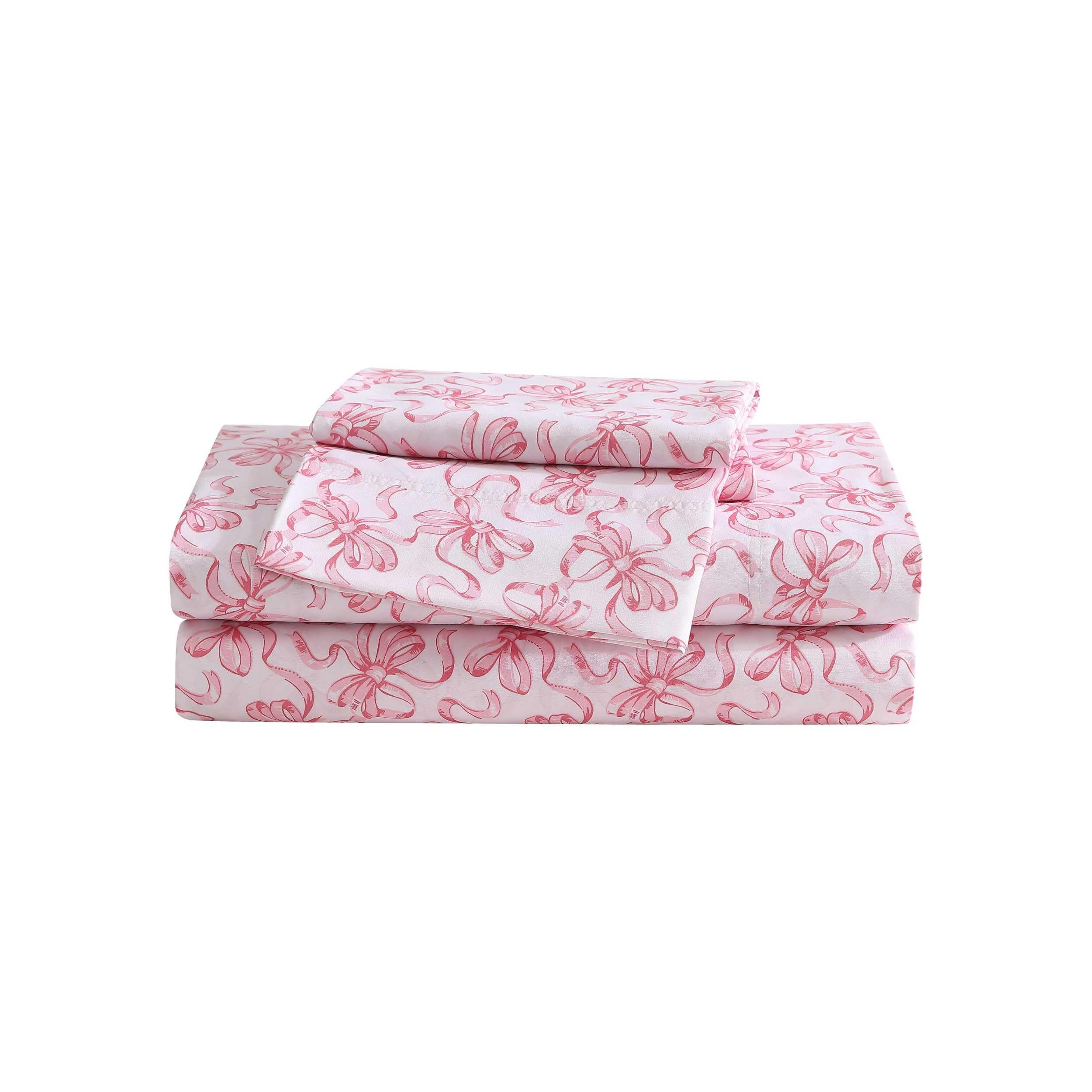 Betsey Johnson full sheet set front packaging showing complete contents and styling benefit