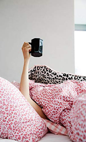 Betsey Johnson fitted sheet on mattress showing fit on tall mattress for stability