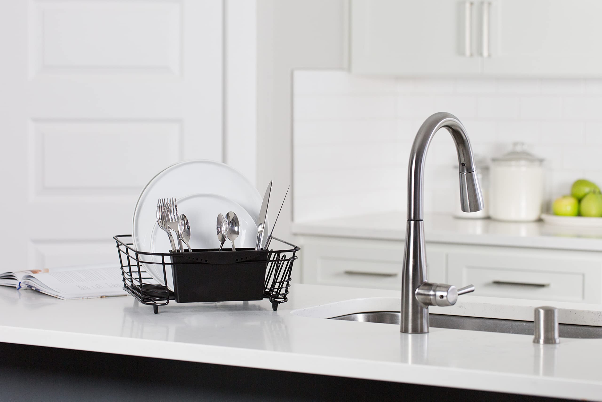 Better Houseware removable utensil caddy clipped on for easy rinsing and handling