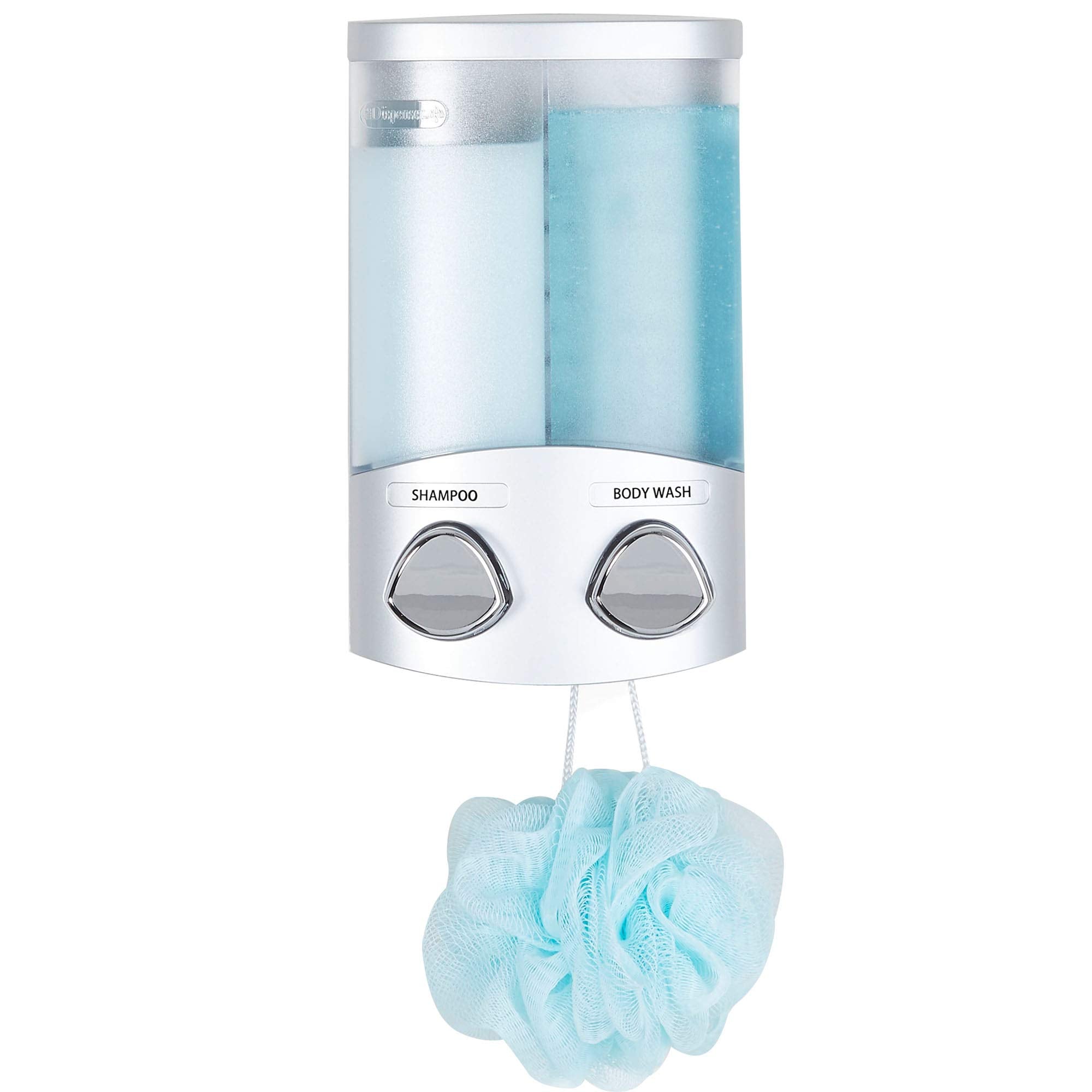 Better Living DUO installed in a shower corner saves space and reduces clutter
