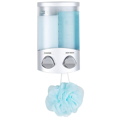 Better Living DUO installed in a shower corner saves space and reduces clutter