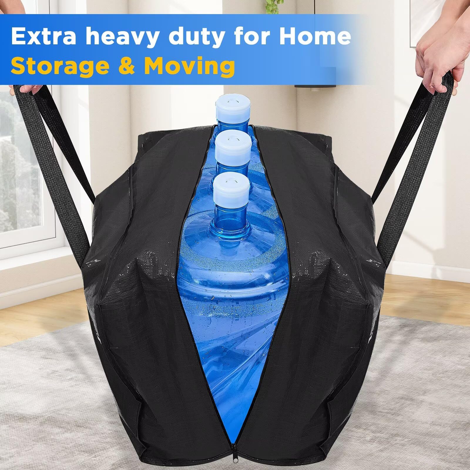 BETU side profile of a filled bag demonstrating large-capacity packing benefit