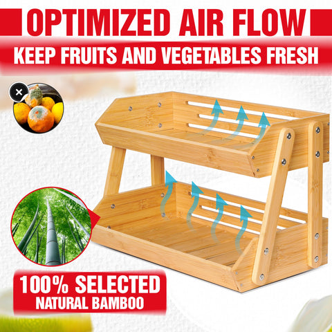 Bewbow bamboo texture and rustic finish closeup emphasizing durable material