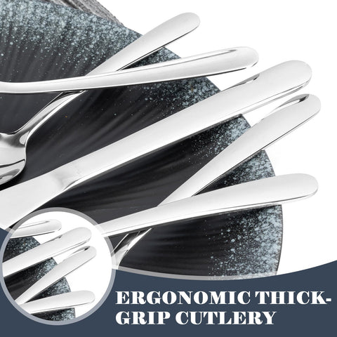 BEWOS durable plastic organizer tray holding utensils for neat storage