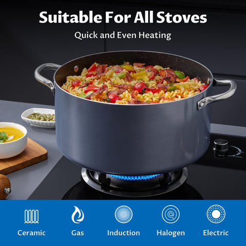 BEZIA ergonomic stainless steel handles close-up for comfortable, secure grip