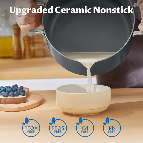 BEZIA tempered glass lid close-up enabling easy monitoring benefit