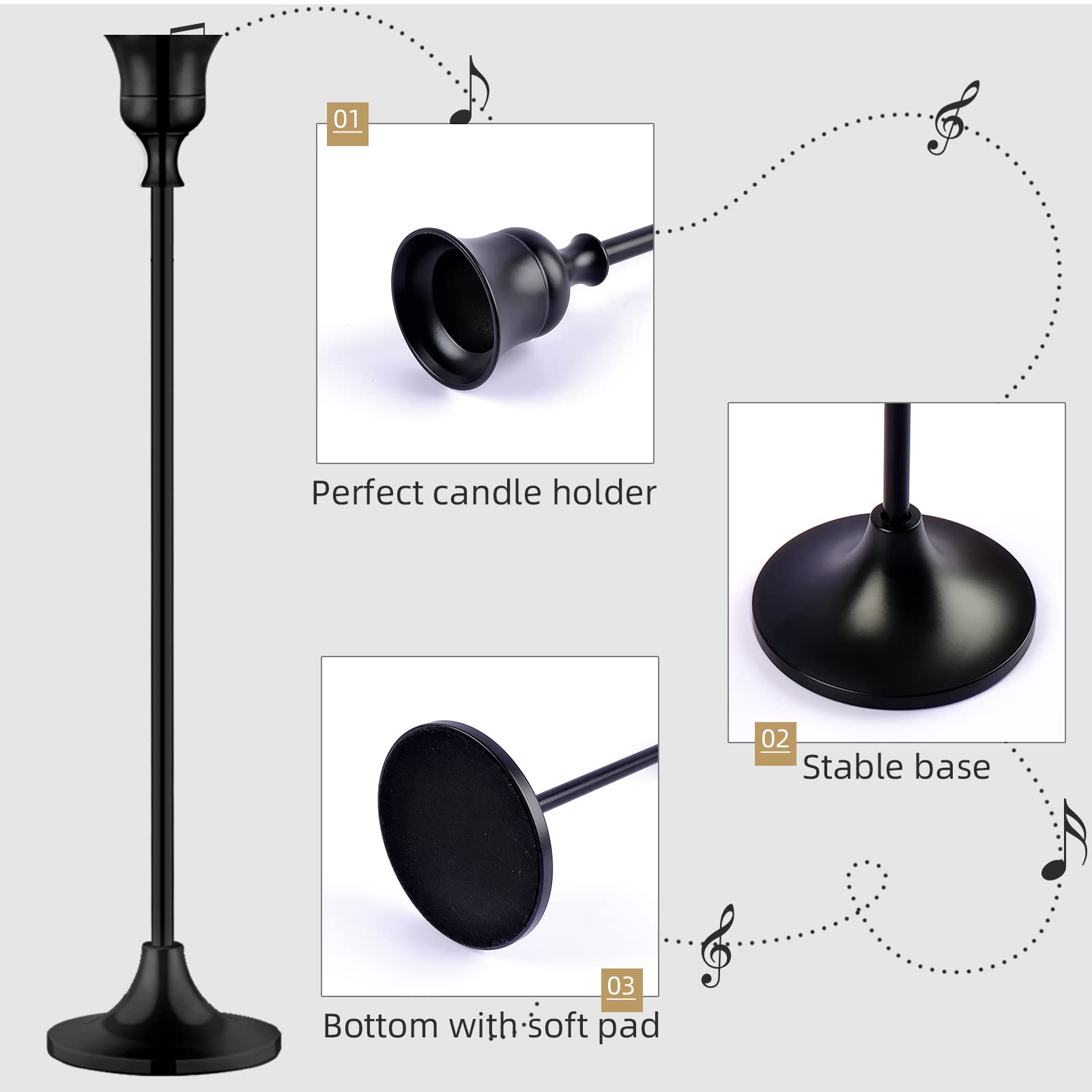 BEZURA detailed socket shot showing secure taper fit and stability benefit
