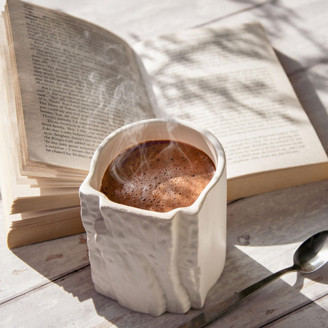 BG Climbing gift-wrapped mug on table ideal for climber present ideas