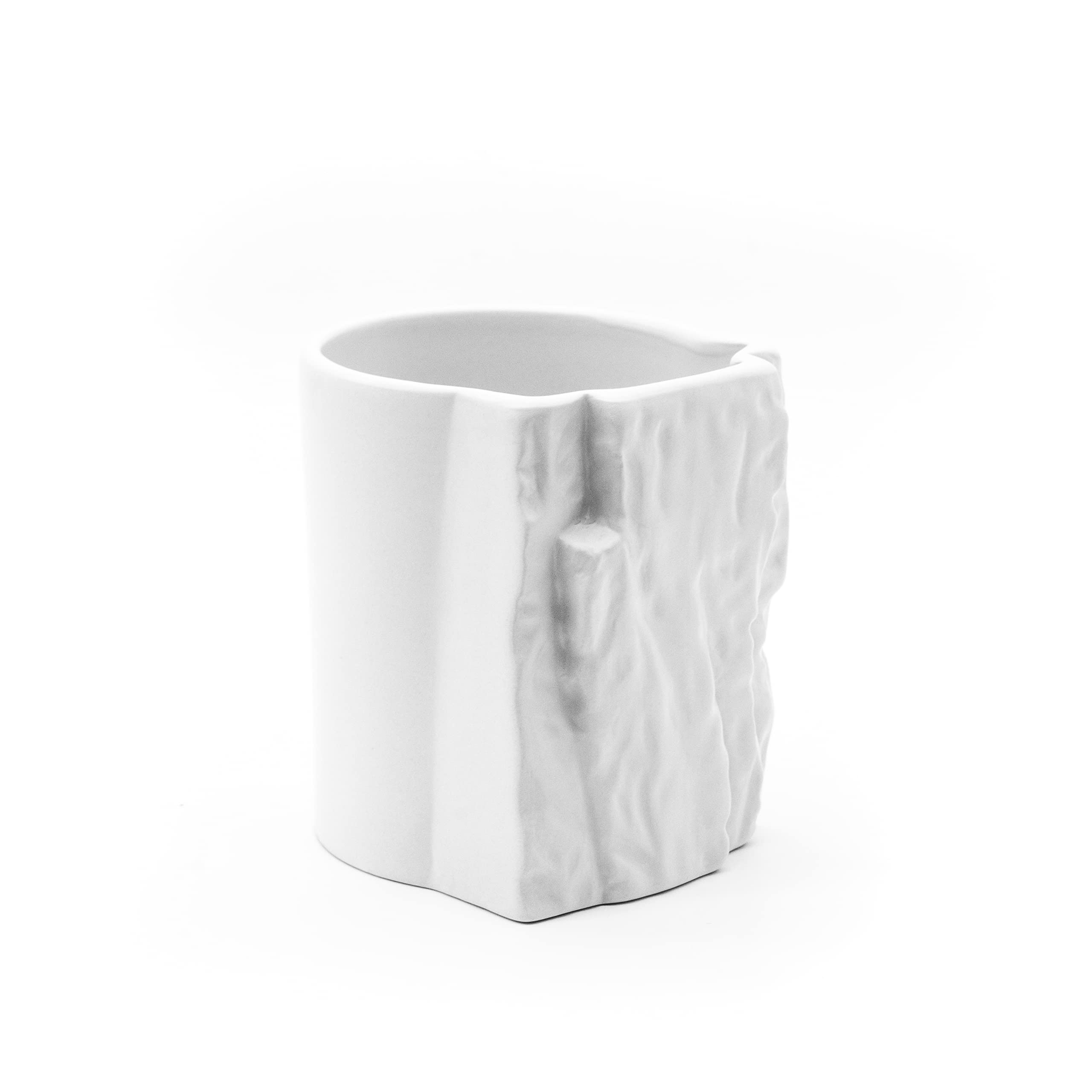 BG Climbing mug held in hand demonstrating crimp grip for better familiarity