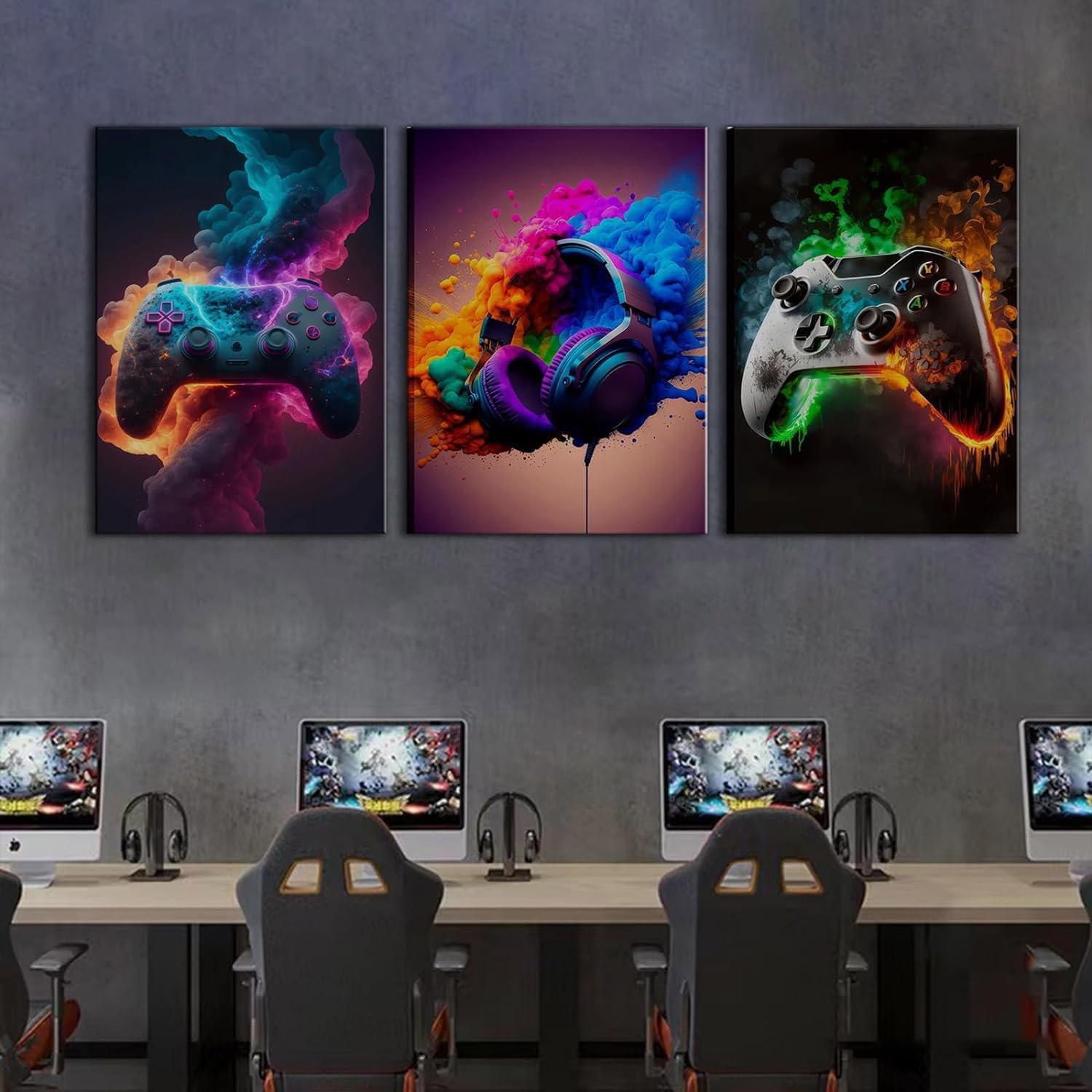 BGFCE canvas set in a teen bedroom illustrating themed atmosphere and style uplift