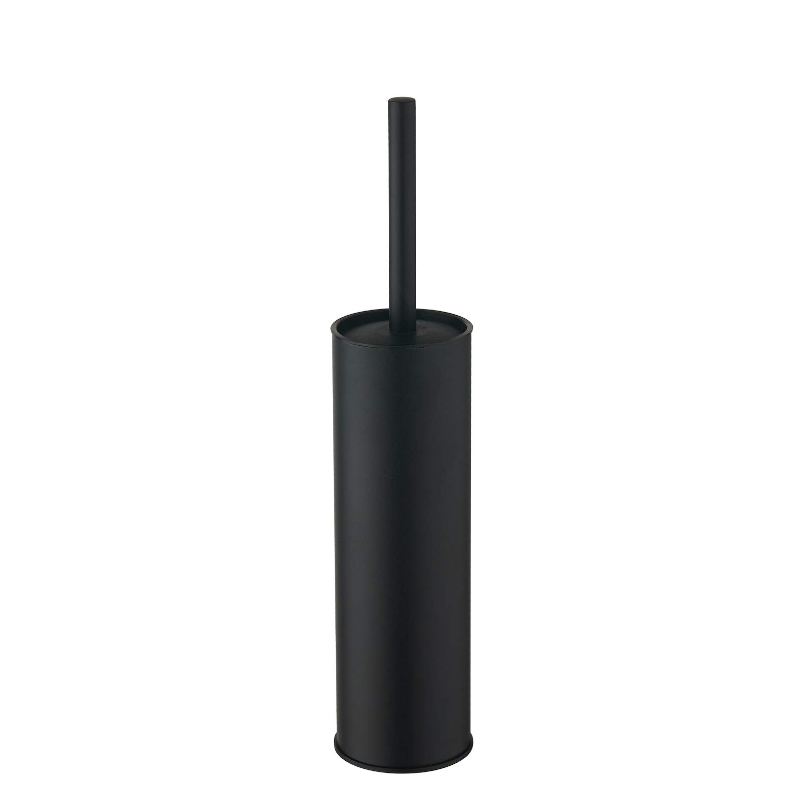 BGL stainless toilet brush holder front view showing compact storage benefit