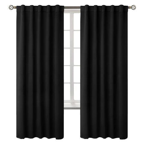 BGment front view of two 84-inch panels showing full coverage and privacy