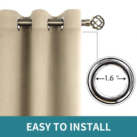 BGment panels mounted on a rod to demonstrate compatibility and smooth glide