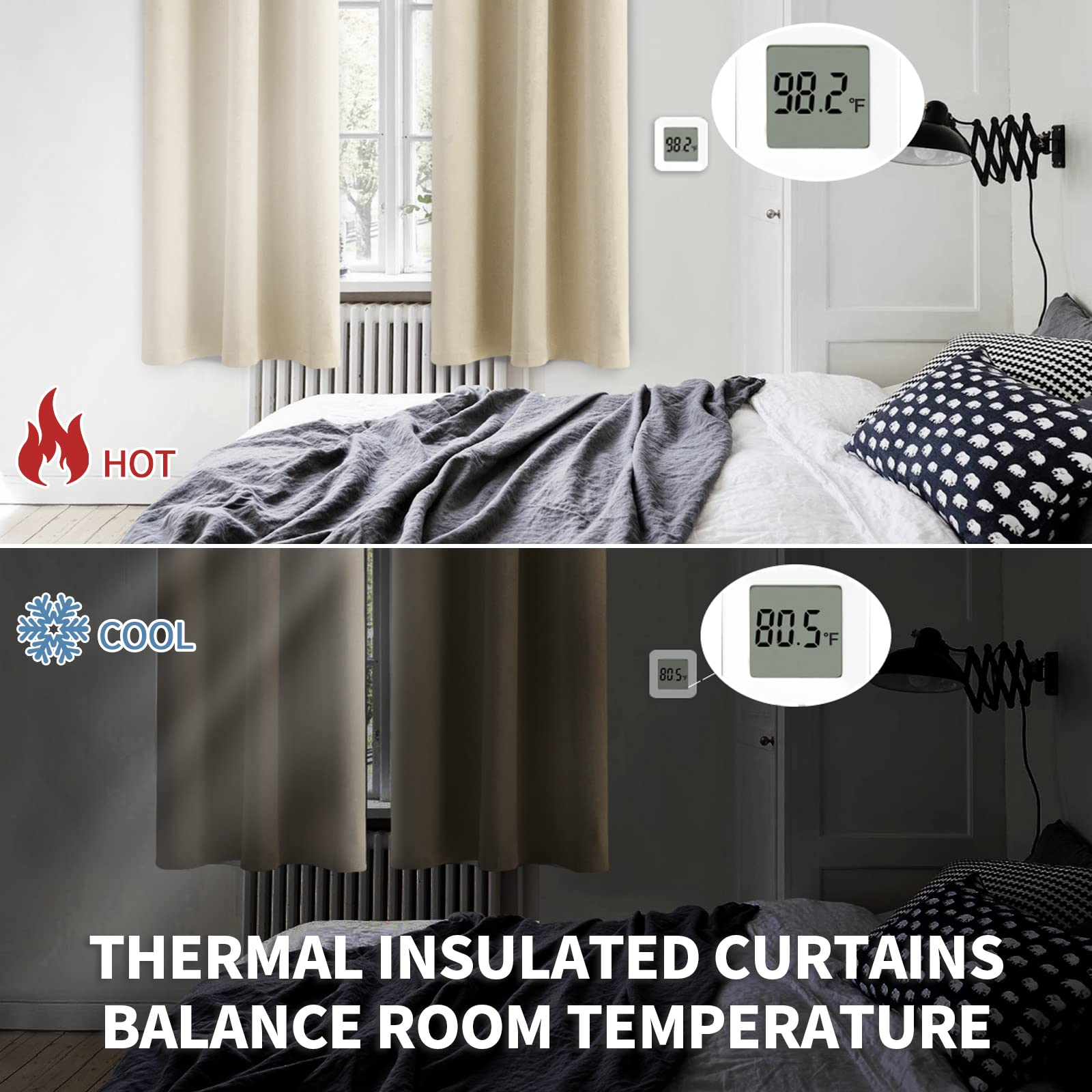 BGment curtains in a styled bedroom improving sleep environment and decor