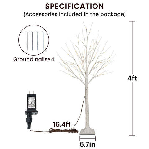 BHCLIGHT branch detail with LEDs demonstrating flexible shaping benefit