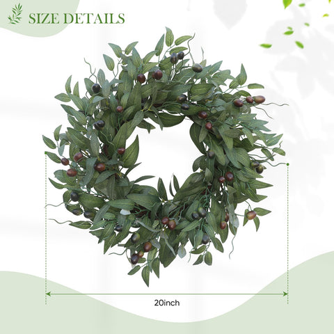 BHHDA side profile showing wreath thickness and dense foliage benefit