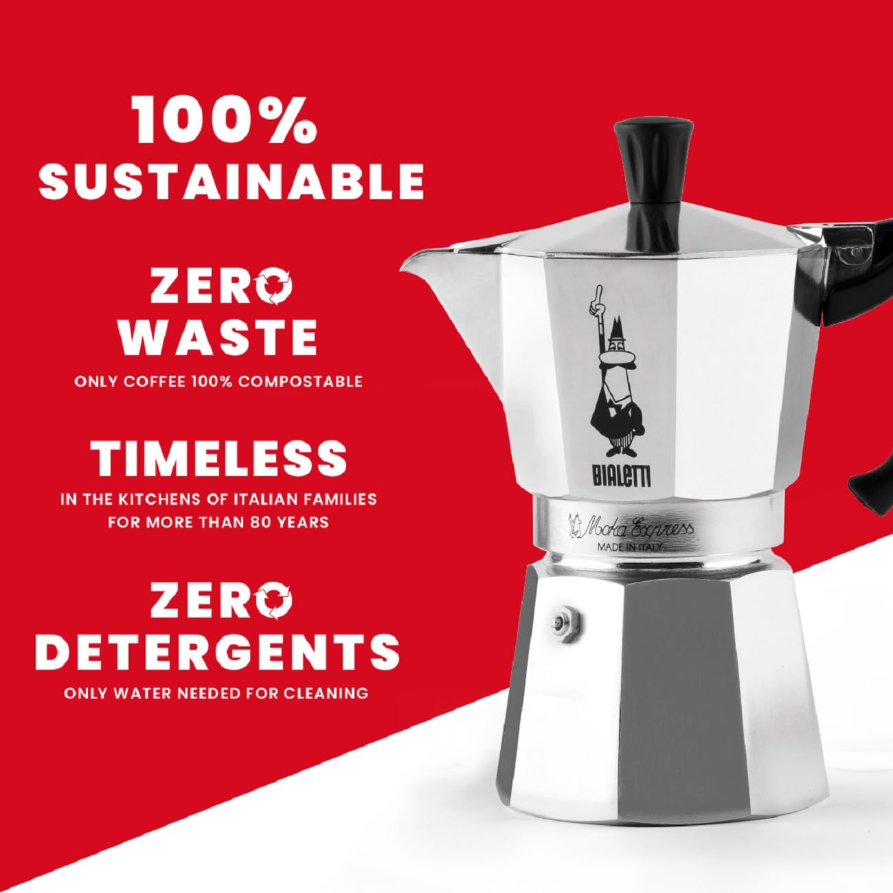 Bialetti in a bright kitchen lifestyle scene suggesting everyday enjoyment