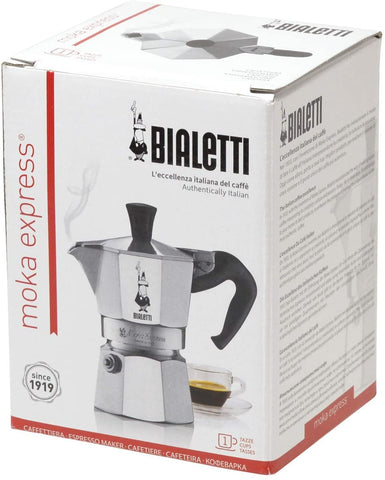 Bialetti octagonal profile highlighting iconic shape and even heating benefit