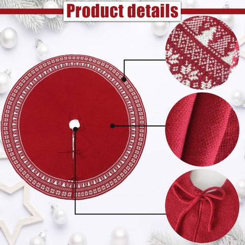 BIANHUA skirt next to wrapped presents showing 48-inch coverage for gift display