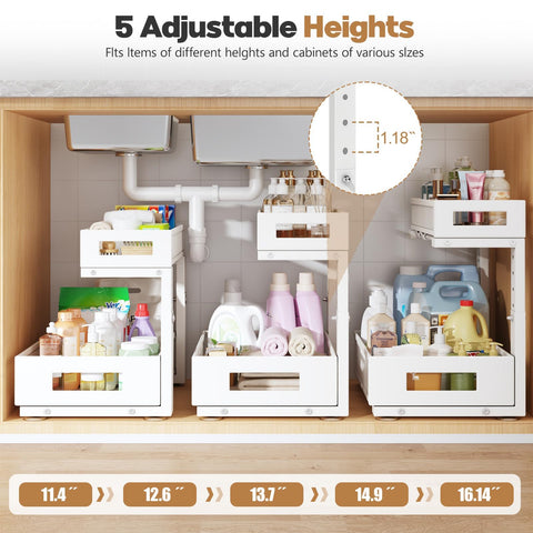 Biboraya height adjustment detail illustrating customizable clearance