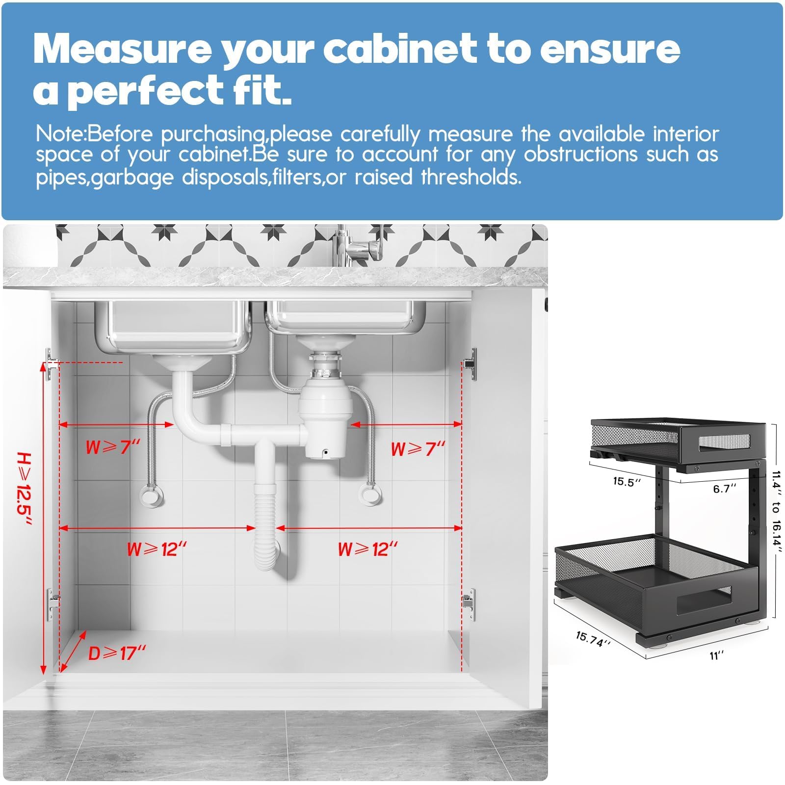 Biboraya close-up of top mesh shelf highlighting visibility and airflow