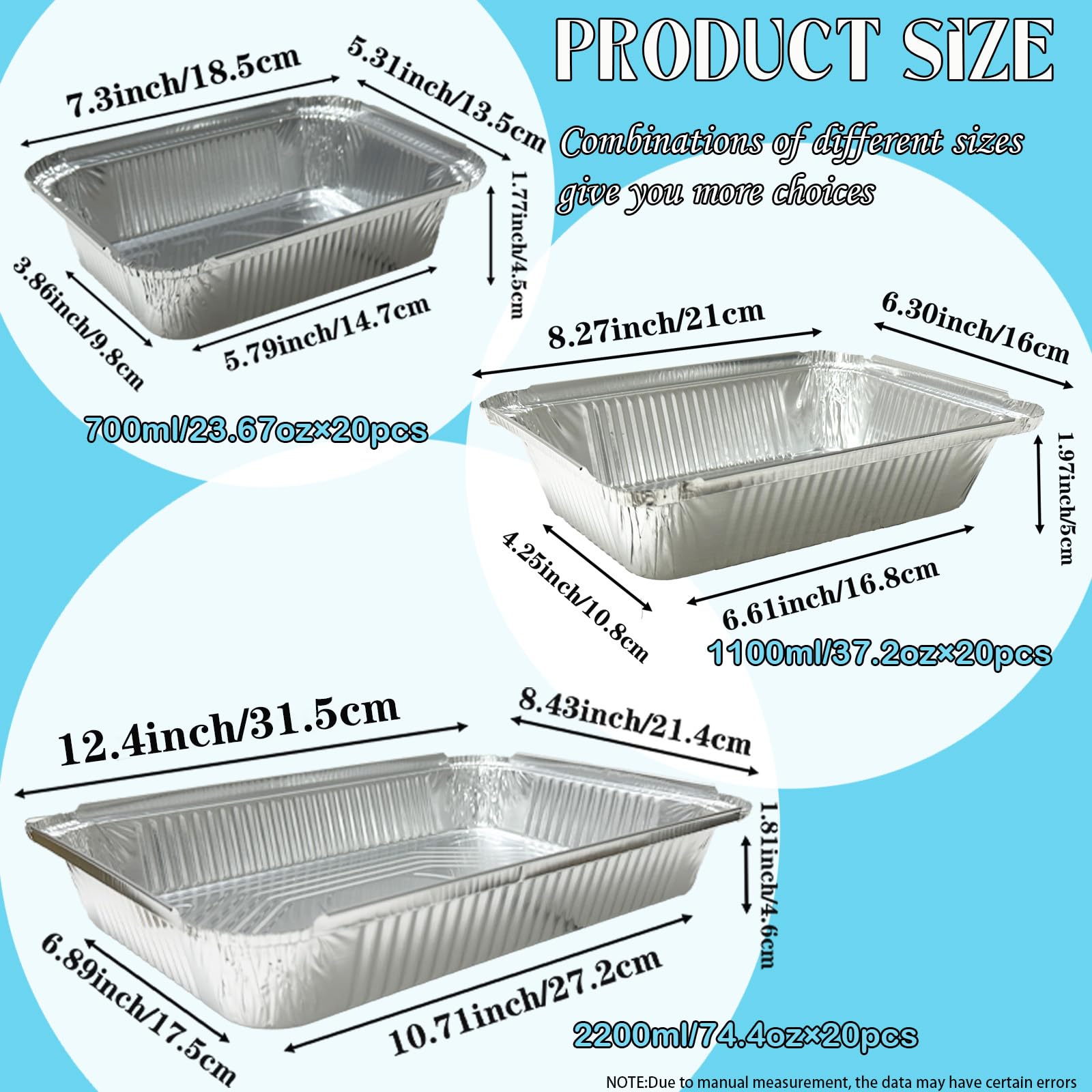 BIBRADAA close-up of foil pan with aluminum-coated paper lid demonstrating secure seal