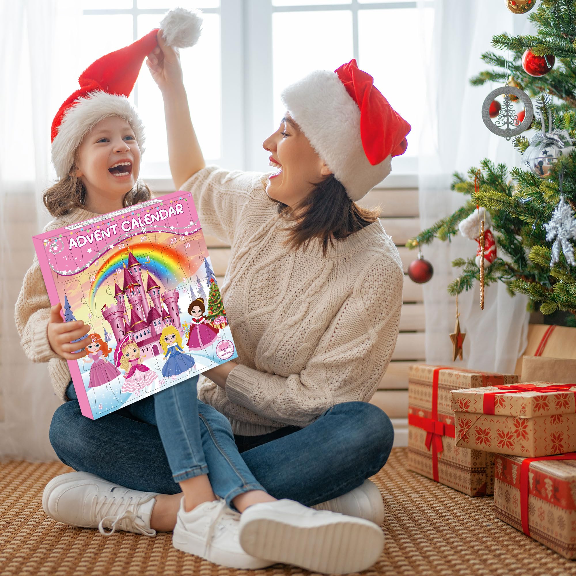 Bicakza tabletop holiday display creating decorative countdown excitement