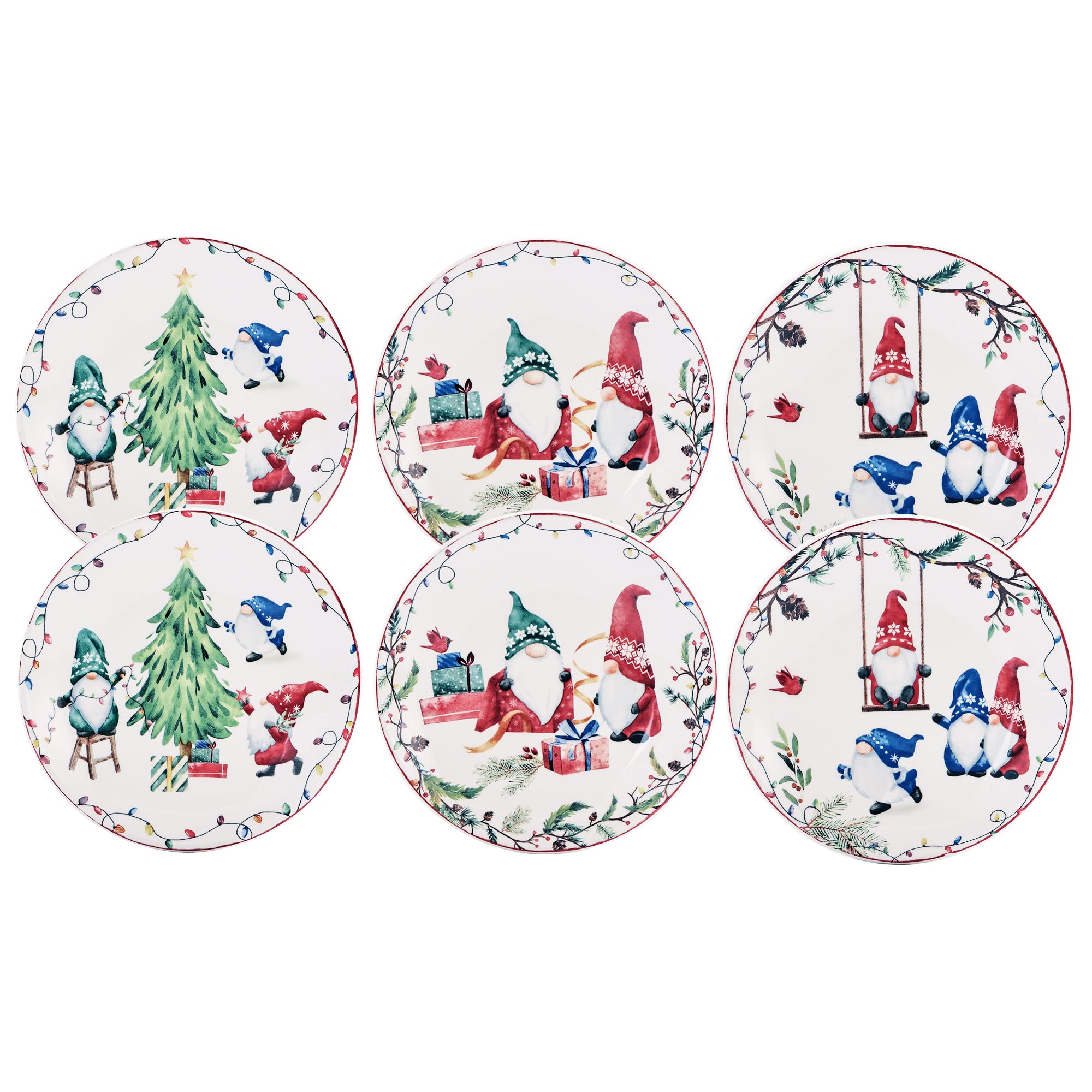 Bico plate held in hand to show 6-inch scale and compact serving benefit