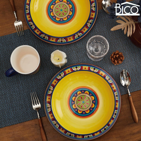 Bico label and bottom marking showing brand and stable ceramic construction