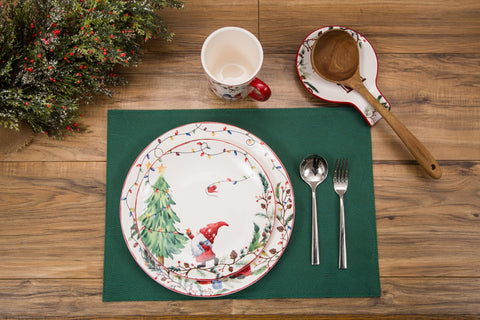 Bico plate with fresh salad in use, shows practical serving and attractive styling