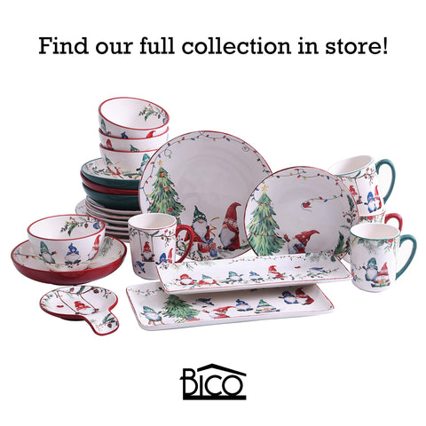 Bico stacked plates side profile, demonstrates compact storage and stable stacking
