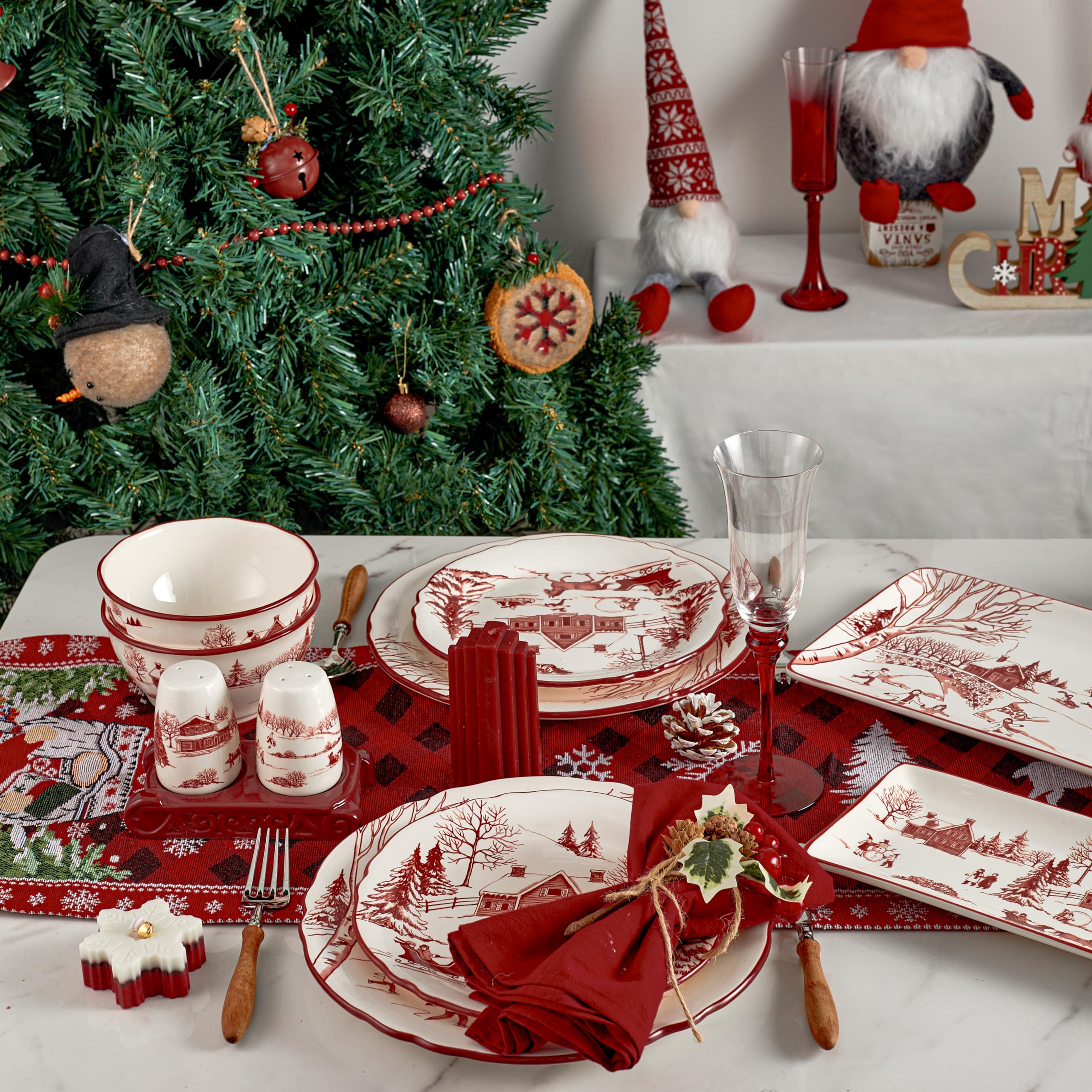Bico mugs arranged on festive table to enhance holiday entertaining