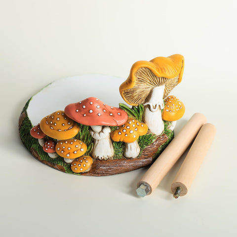 Bicuzat detailed shot of resin base and wood texture for durable feel