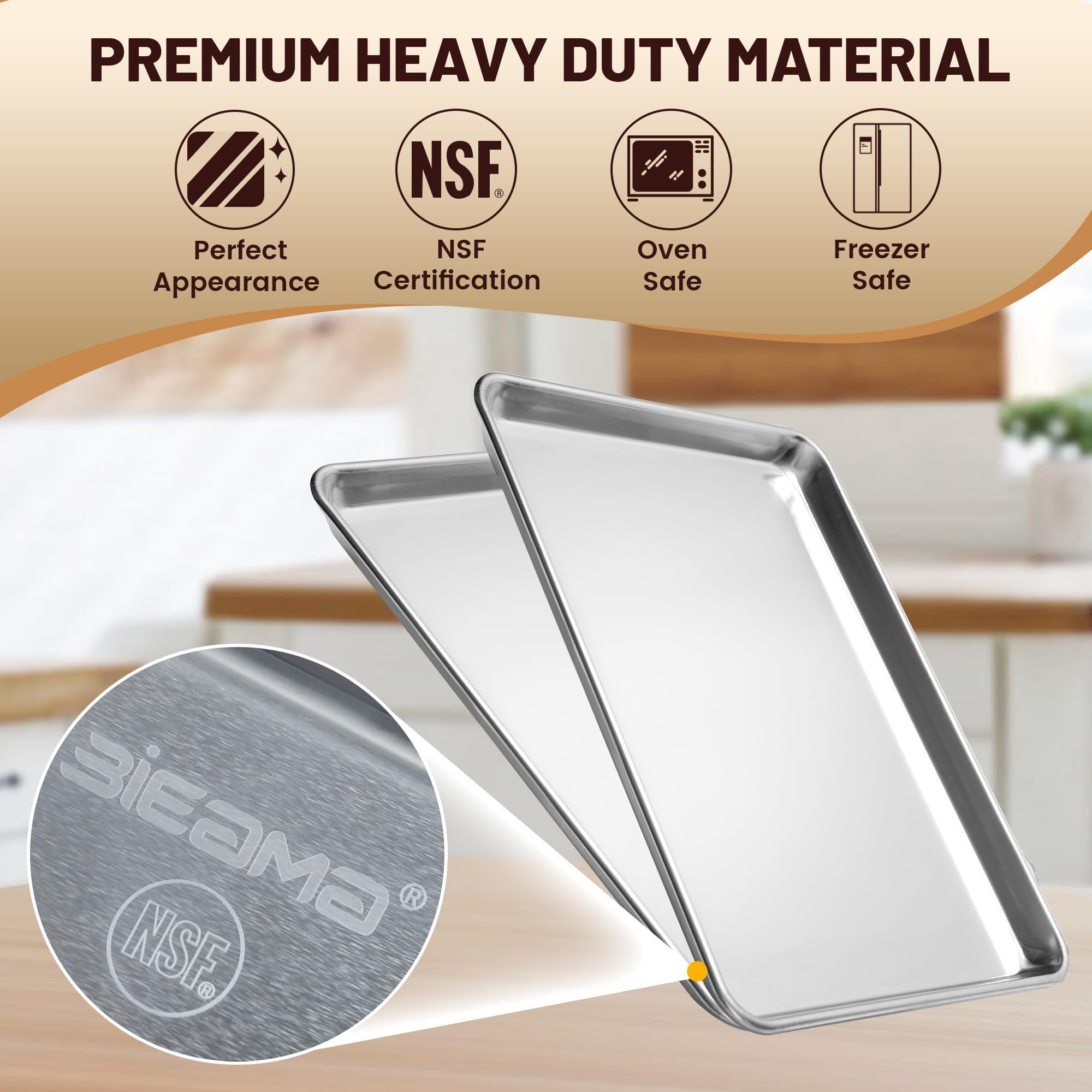 BIEAMA detailed view of smooth curved edges offering comfortable grip benefit