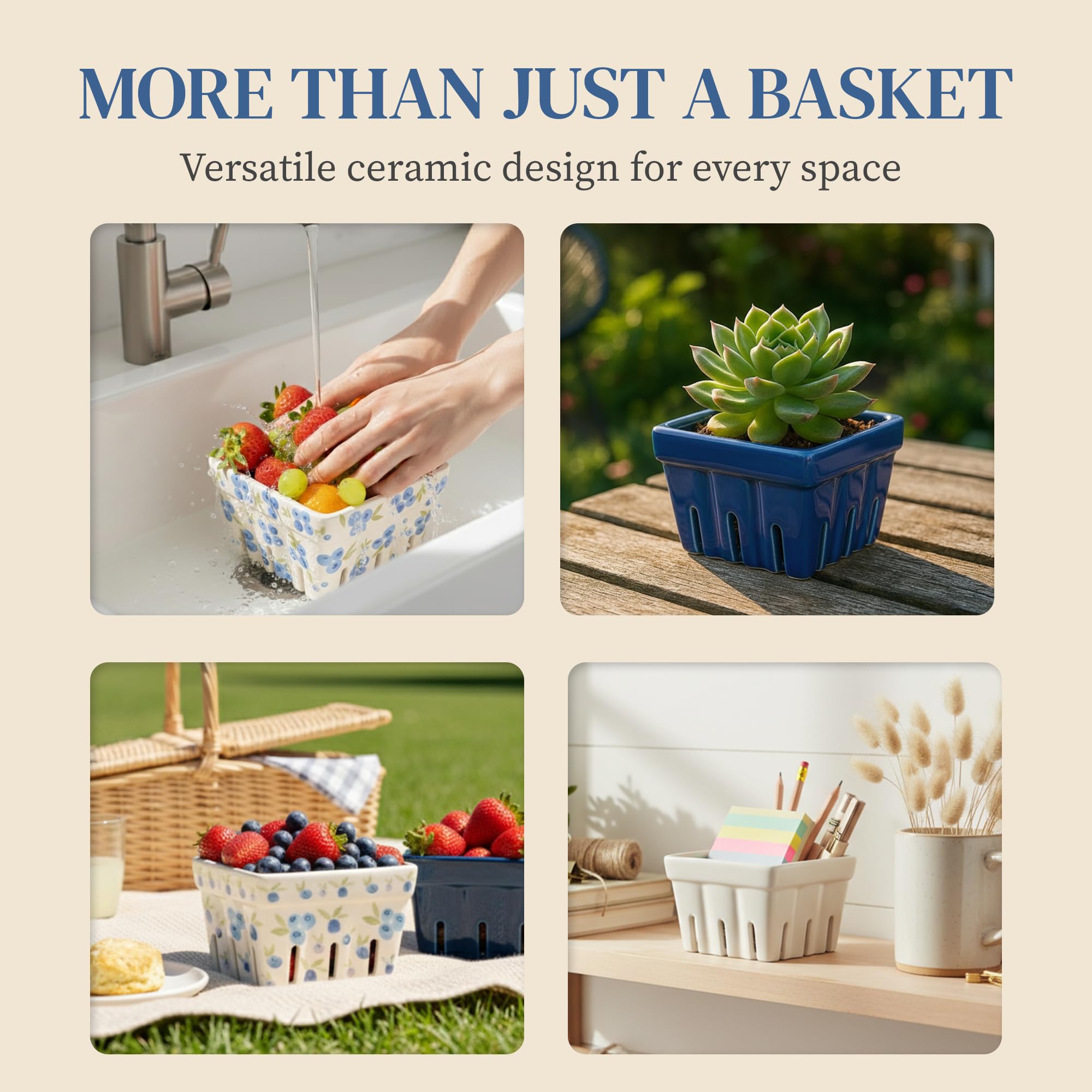 BIEN BEAU four stacked bowls demonstrating compact storage advantage