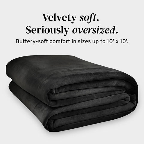 Big Blanket Co edge stitch detail demonstrates quality finish and long-lasting seams