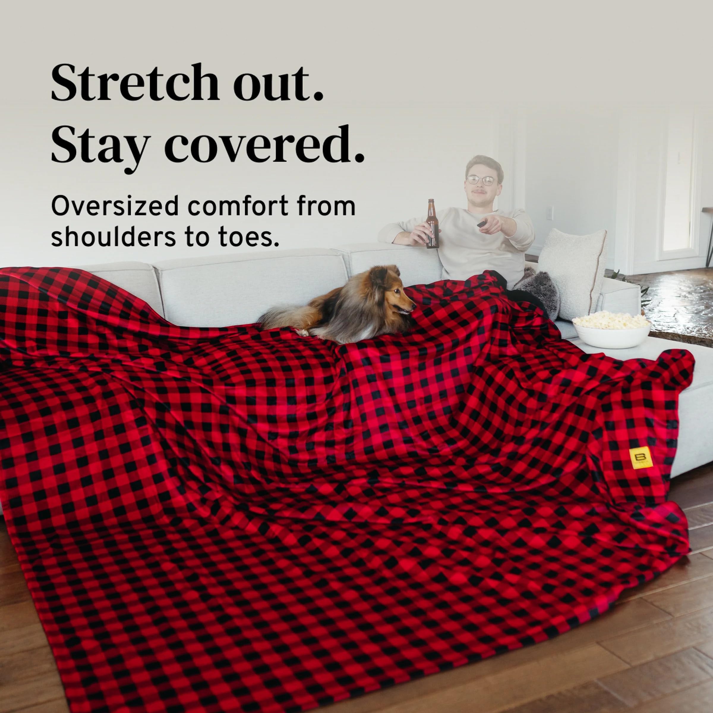 Big Blanket Co used at sidelines showing durable outdoor protection