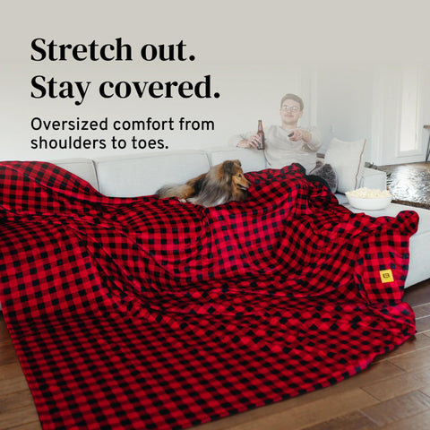 Big Blanket Co used at sidelines showing durable outdoor protection