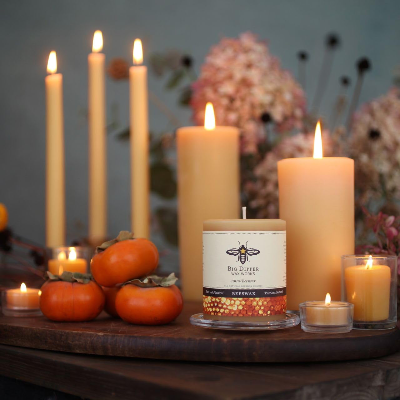 Big Dipper Wax Works in a meditation space enhancing calm atmosphere benefit